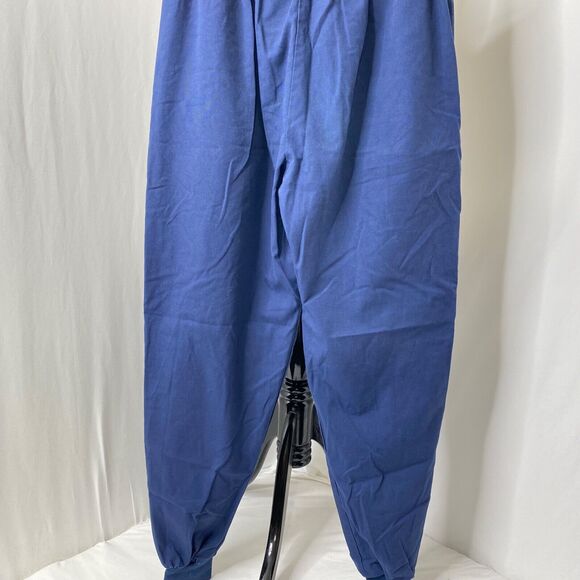 Womens Medium Scrub Pants Landau Blue Elastic Waist and Ankles - Picture 8 of 12